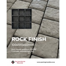 100x100 ROCK paver mould