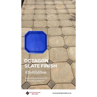 400x400x50mm Octagon SLATE Mould